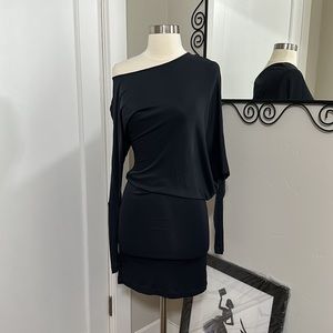 Dark navy bodycon dress